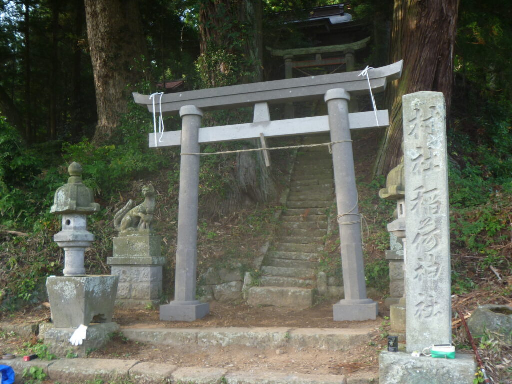 深谷加工石材店 白河石鳥居工事 2-1